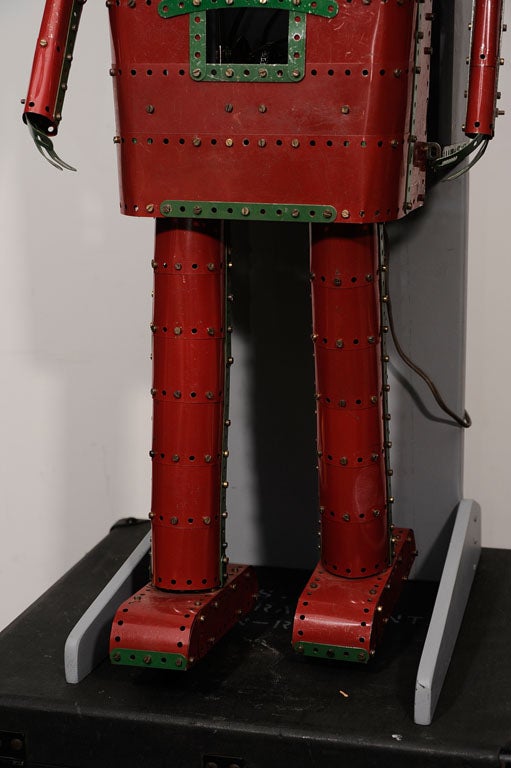 Mid-20th Century Meccano Robot Trade Sign