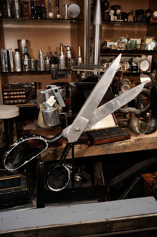 Giant Scissors on Custom Stand 1