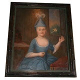 Young Girl with a Bird, French circa 1774
