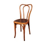 Very rare Chair with original seat by J.J. Kohn
