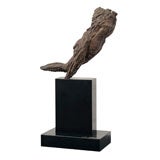 Bronze "The Messenger" Sculpture by Agnes Mills, Signed