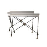 A Pair of Wrought Iron Console Tables