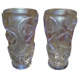 Two End of 20th Century Murano Glass Vases