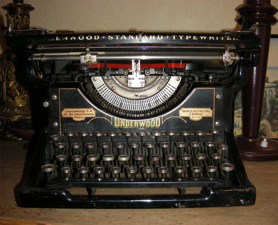 American 1912 Underwood Typewriter For Sale