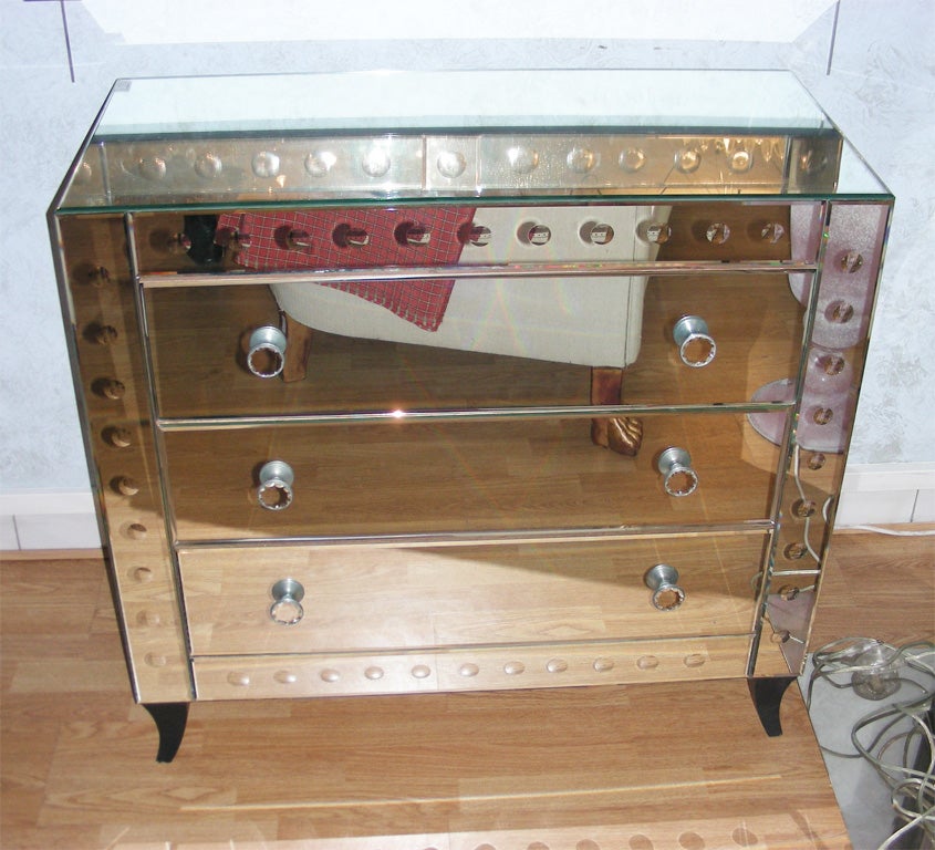 1970-1980 Mirror-Clad Commode