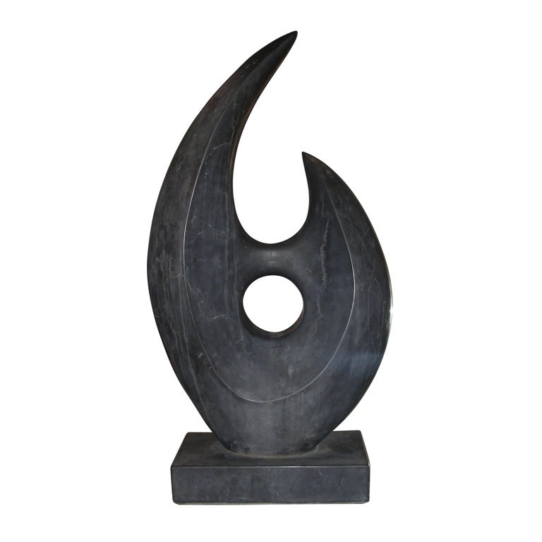 1960s Abstract Stone Sculpture For Sale