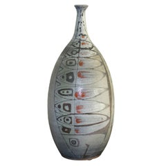 Large Mid-Century Ceramic Fish Vase