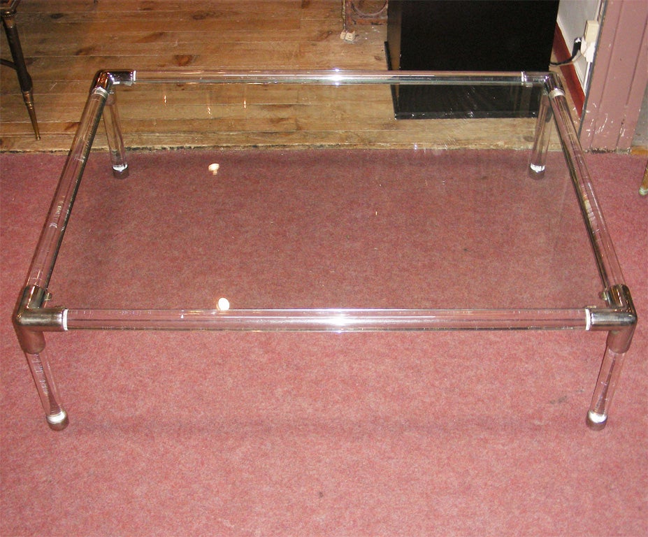 French 1970s Coffee Table For Sale