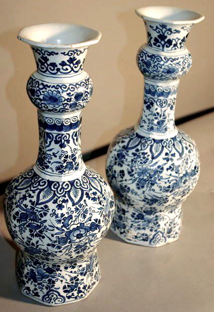 18th Century Delft Vases For Sale 1