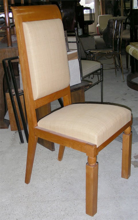French Six 1940s Chairs For Sale