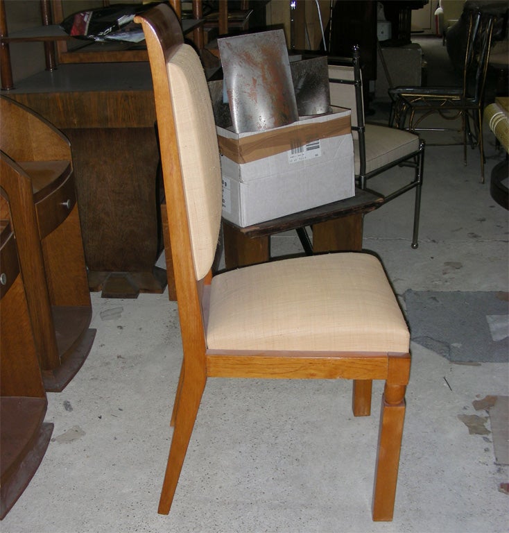 Six 1940s Chairs In Good Condition For Sale In Paris, ile de france