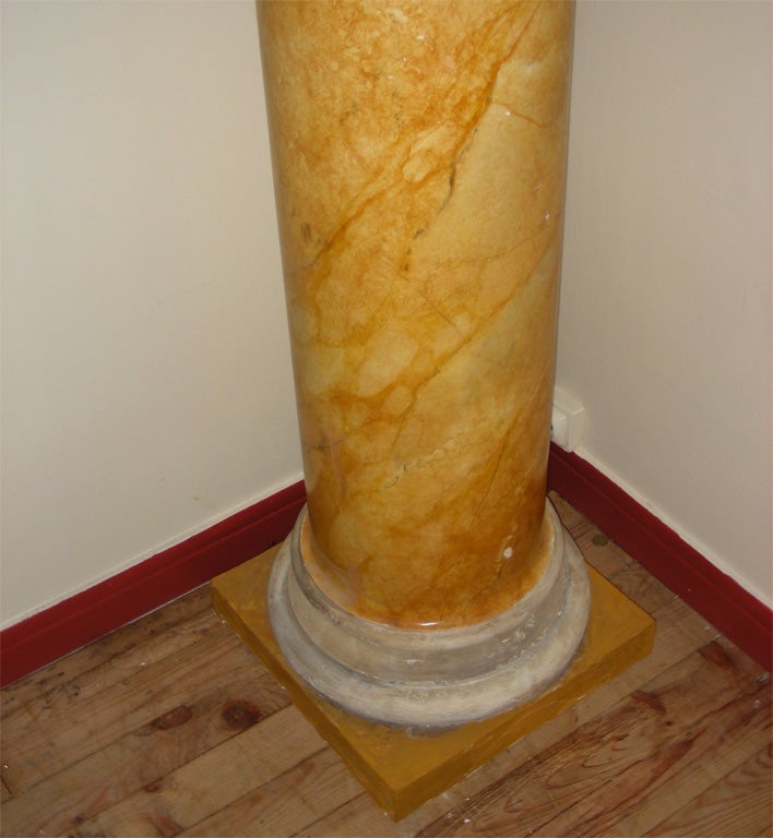 French Two End of 19th Century Columns For Sale