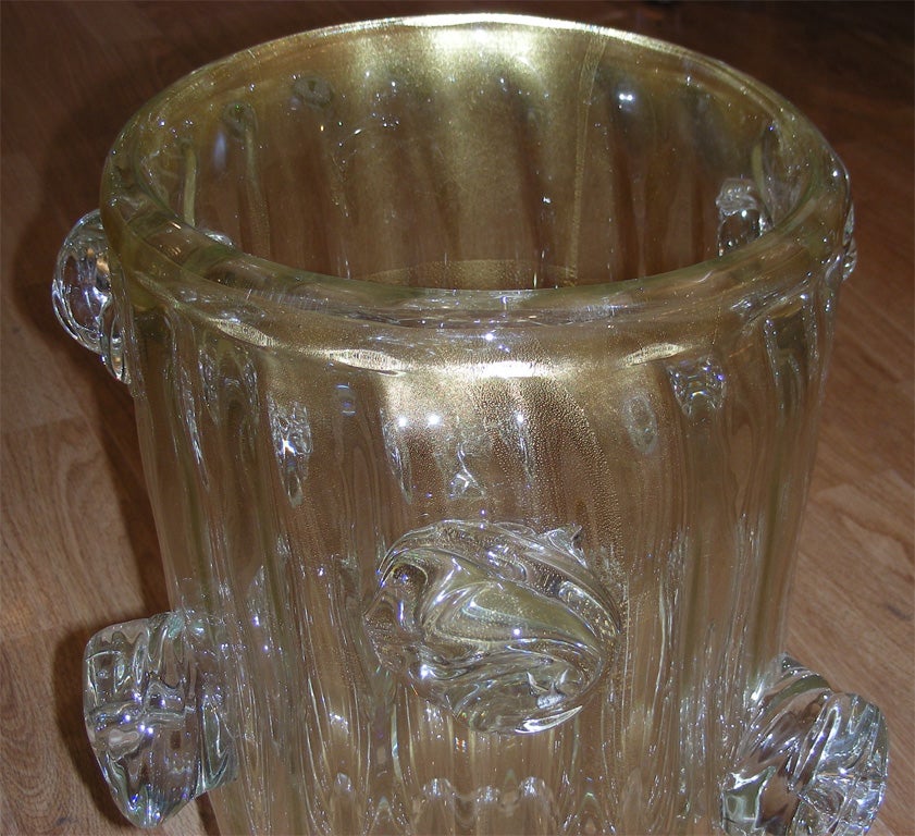 Late 20th Century 1970s Murano Glass Vase