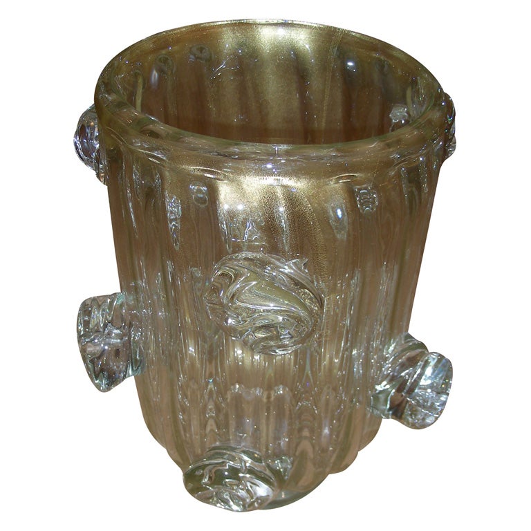 1970s Murano Glass Vase