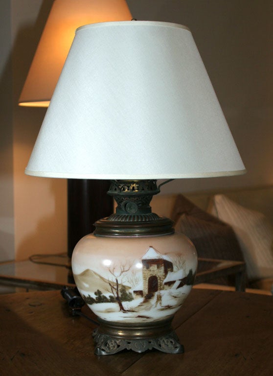 Glass Table Lamp