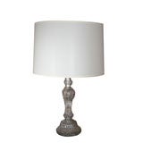 Pressed Glass Lamp