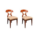 SET OF SIX BIEDERMEIER DINING CHAIRS