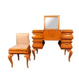 Tommi Parzinger Vanity and Stool