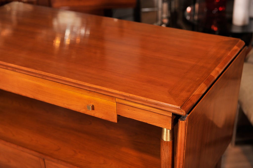 John Widdicomb Walnut Serving Cart/Buffet 6