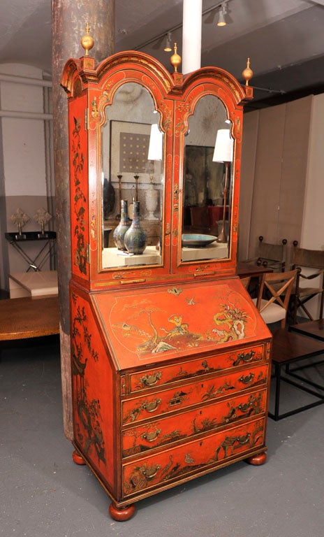 Secretaire with multiple doors and drawers