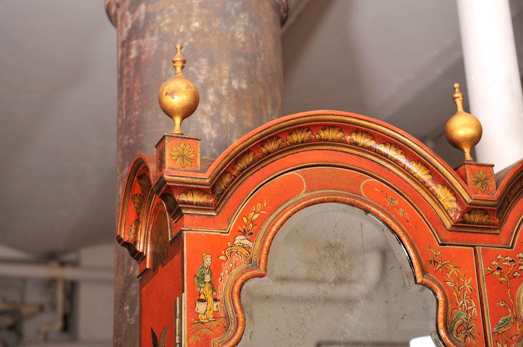 Wood 18th Century William and Mary Japanese Lacquered Secretaire