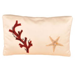 Hand-embroidered Pillow by Miguel Cisterna