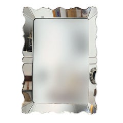 Large Rectangular Beveled Mirror