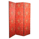 Decorators Chinese Red Wall Paper Screen