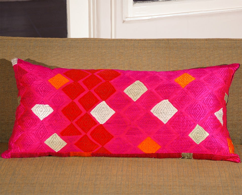 Swat Valley embroidered pillows w/ kapok fill. 2