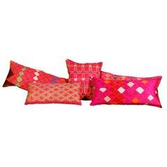 Vintage Swat Valley embroidered pillows w/ kapok fill.