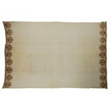 Large Antique Turkish Embroidery Towel