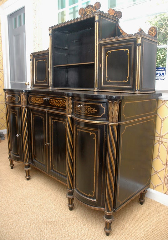 Gilt French 19th Century Rare and Unique Cabinet For Sale