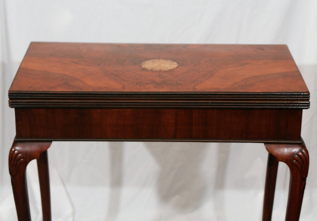 English Mahogany Petite Game Table