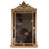 French Gilt Cushion Mirror