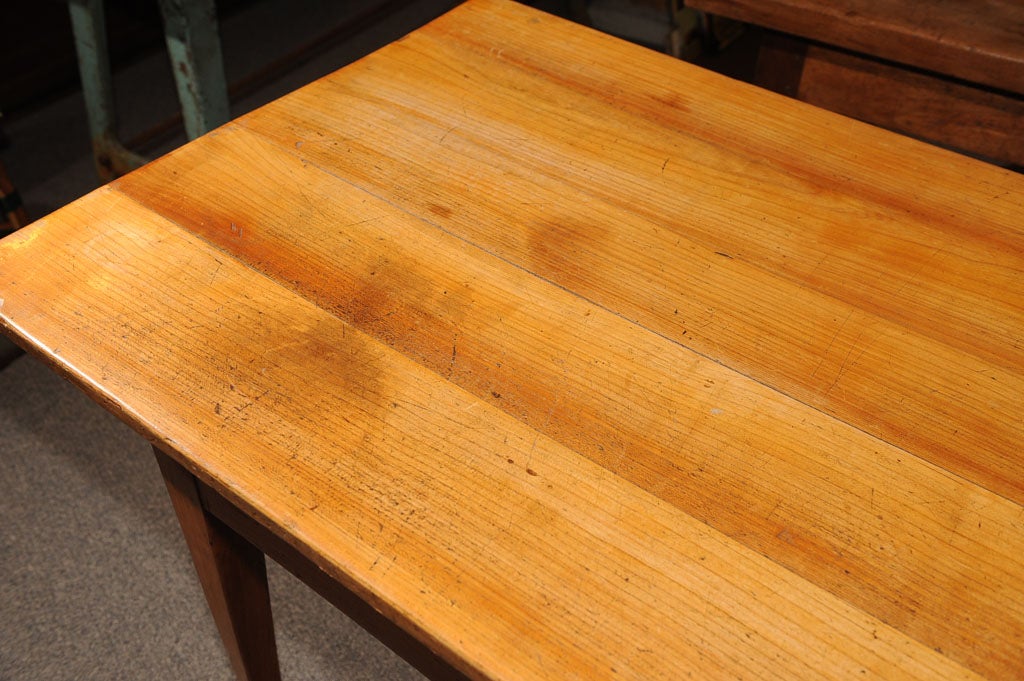 French Farm Table from Val de Loire in Wild Cherry wood 3