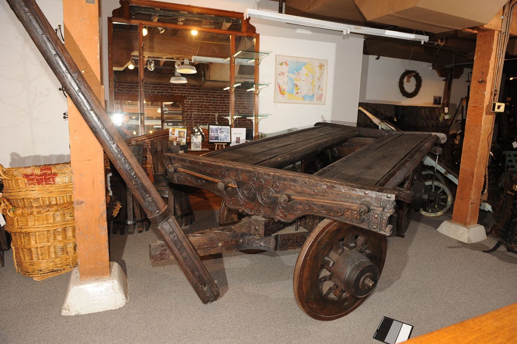 Italian Unique 18th Century Tuscan Wine Barrel Cart