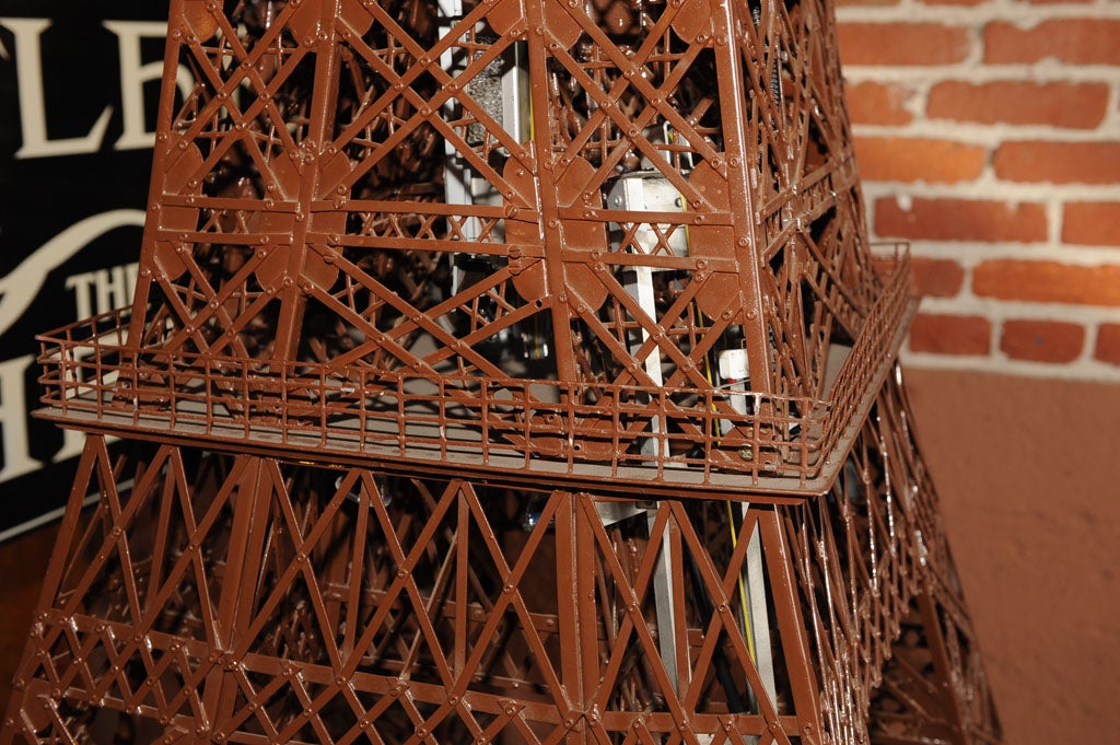 Métal Grande maquette impressionnante de la Tour Eiffel