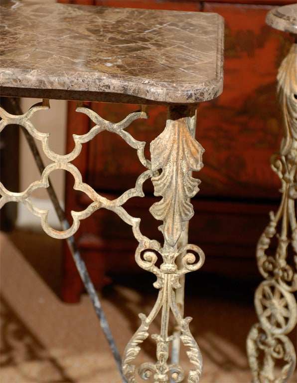 19th Century Iron Elements Constructed into a Console 1