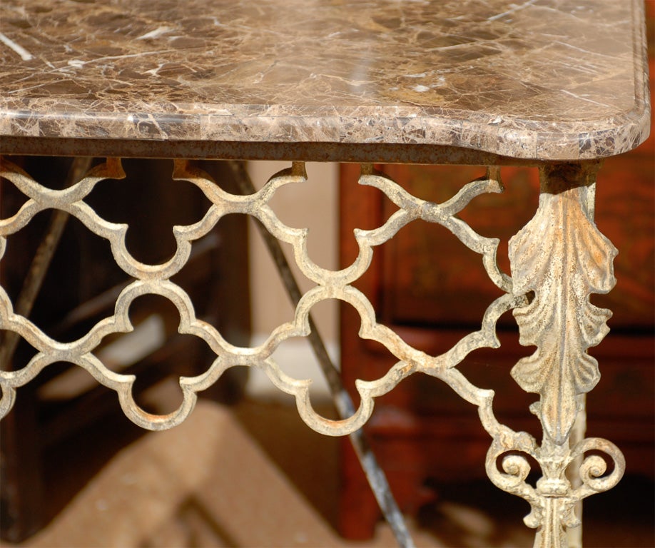 19th Century Iron Elements Constructed into a Console 5