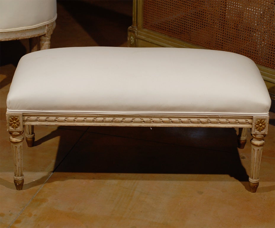 Pair of French Banquettes, Louis XVI Style, circa 1890 3