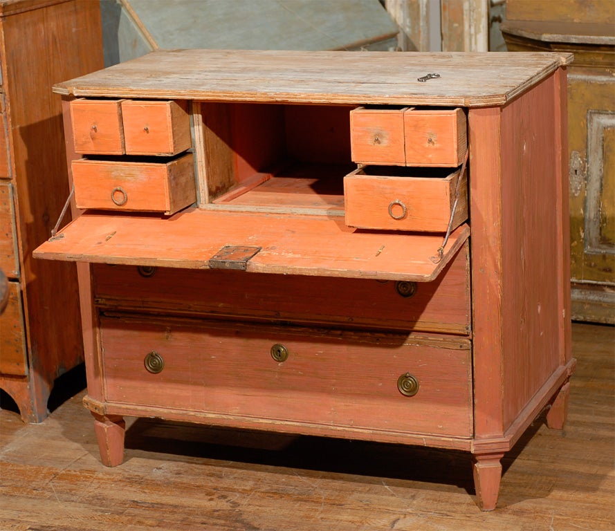Swedish Chest With Desk  SOLD 2