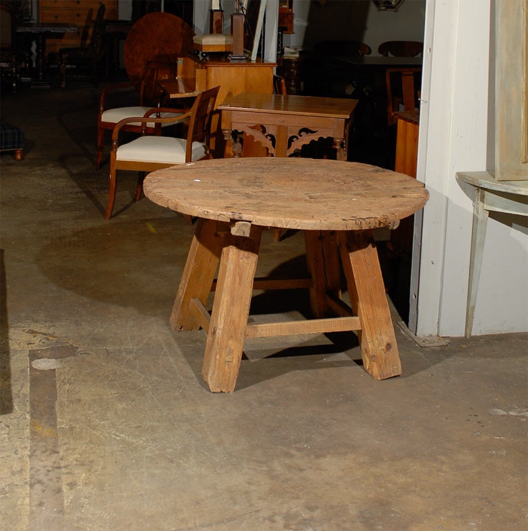 Rustic Round Table