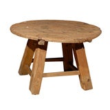 Rustic Round Table