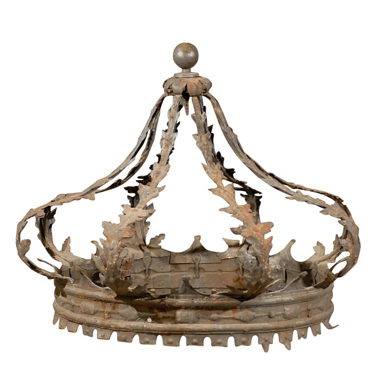 Large Tole Crown