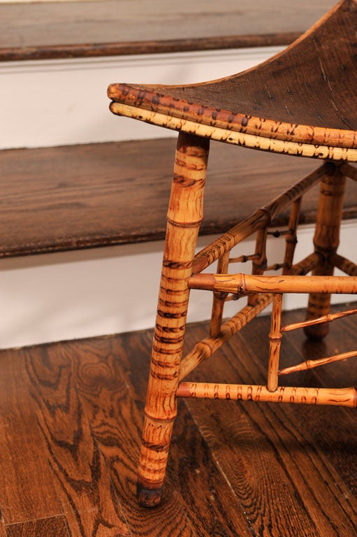 Triangular Bamboo Thebes Stool 4