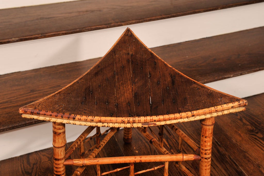 Triangular Bamboo Thebes Stool 6