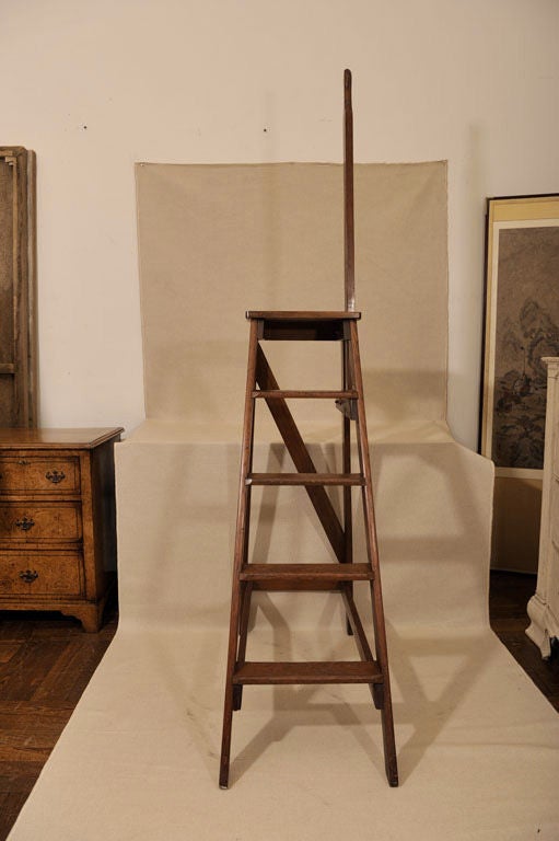 20th Century Wooden Library Ladder by Slingsby, England, Early 20th C.