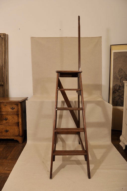 Wooden Library Ladder by Slingsby, England, Early 20th C. at 1stDibs
