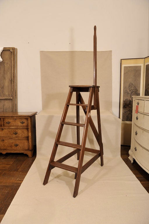 Wooden Library Ladder by Slingsby, England, Early 20th C. at 1stDibs