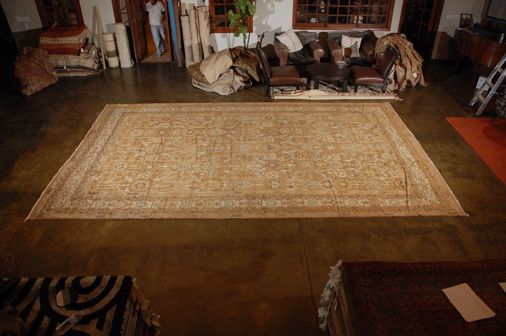 Antique rugs from the Malayer region constitute an important and distinctive group of Persian weavings. Technically they stand between those made in nearby Senneh and Hamadan. They were produced in a range of medallion and allover designs which,